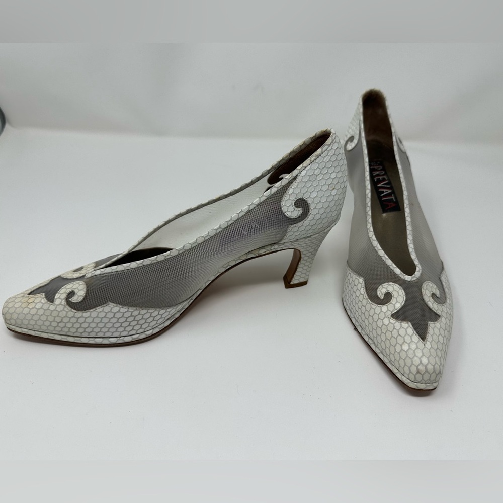 Silver Prevata Heels